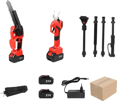 Produktbild von Elektrische Hochentaster, bürstenloser Motor, 8-Zoll-Klinge, leichtes Design, Mit 2XBattery