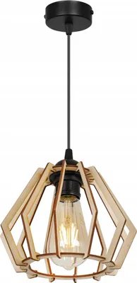 Obrázok produktu pre Moderná LED stropná lampa z dreva