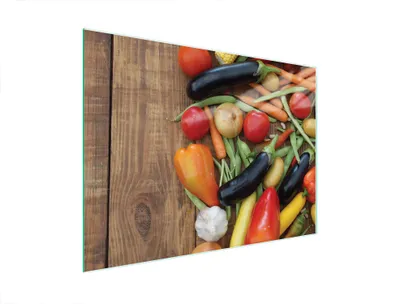Obrázek produktu pro Skleněné prkénko na krájení zeleniny 40x30