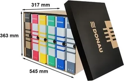Produktbild von Archivboxen 545 x 363 x 317 Braun