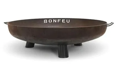 Immagine prodotto di BonFeu BonBowl Plus braciere 60 cm - Bracieri per il giardino - Focolare da esterno e braciere - Braciere con griglia opzionale di alta qualità