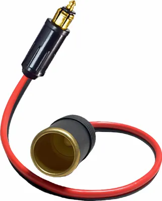 Produktbild von L51C Zigarettenanzünder Kabeladapter 40 cm – Auto & Motorrad Steckadapter Klein auf Groß 12V Normdose