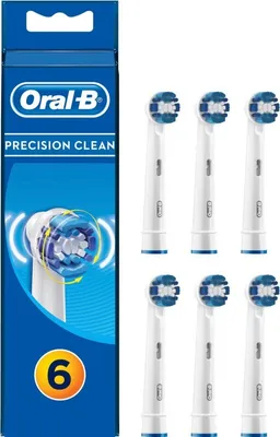 Obrázek produktu pro Braun Oral-B, Precision Clean 6er, 6 kusů, Bílá