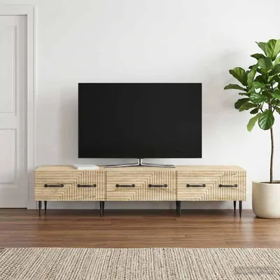 Obrázek produktu pro vidaXL TV skříňka Sonoma dub 147 x 34,5 x 30 cm dřevotřísková deska