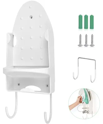 Image de Solidchoice - Étagère murale pour fer à repasser et planche à repasser
