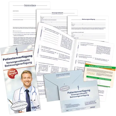 Produktbild von Patientenverfügung / mit Betreuungsverfügung, Vorsorgevollmacht, ...
