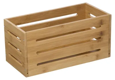 Produktbild von 5five Simply Smart Aufbewahrungskasten Bambus braun 15cm x 15cm x 31cm
