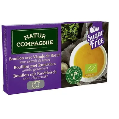Produktbild von Natur Compagnie Rinderbrühwürfel – ohne Hefe und Zucker (8 Stück)