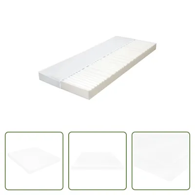 Produktbild von The Living Store Matratze 160 x 200 cm 7 Zonen PolyurethanSchaum 10 cm H2 H3