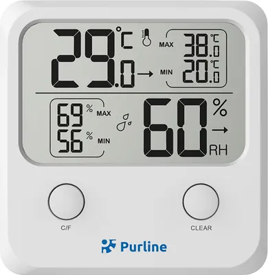 Produktbild von Drahtlose Indoor-Wetterstation mit Temperatur- und Luftfeuchtigkeitsanzeige