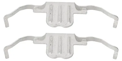 Productafbeelding van 2 stuks remblokken-vasteclip 34116798879, voor remklauw voorwielen, geschikt voor: 1 Serie E81 120d 120i 123d 130i