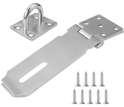 Image de Pêne de serrure en acier inoxydable, 4 pouces, pour porte, finition argent