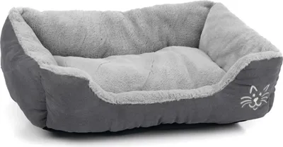 Produktbild von Beeztees Katzenbett Baboo 48 x 37 x 18 cm grau-hellgrau, Farbe:grau-hellgrau