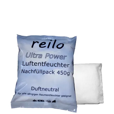 Produktbild von 60x 450g Ultra Power Luftentfeuchter Raumentfeuchter Granulat (Calciumchlorid) im Vliesbeutel, Nachfüllpack