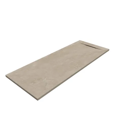 Produktbild von SANYCCES SIENA Rechteckige Duschwanne SanyDur Gel Coat 200 x 70 cm, Lithos Creme