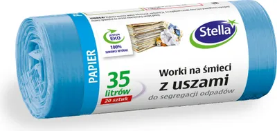 Immagine prodotto di Sacchi per rifiuti 35 L sacchi per rifiuti sacchi per rifiuti sacco per rifiuti blu 20 pezzi