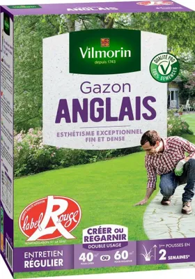 Immagine prodotto di Semi di prato inglese VILMORIN, 1 kg, 40 m²