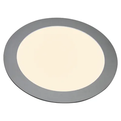 Produktbild von Heitronic LED Panel, Ø 14,5 cm, dimmbar, warmweiß, metallisch
