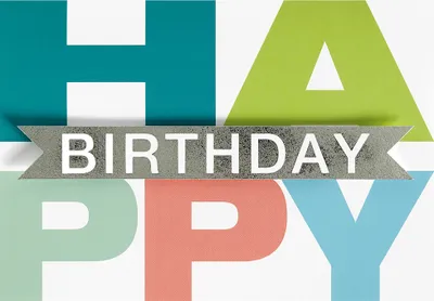 Produktbild von Geburtstag Glückwunschkarte im Format 115x17cm mit Umschlag