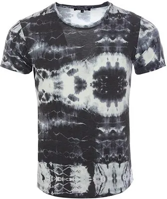 Produktbild von T-Shirt CARISMA classic Batik Cremeweiß/Schwarz CRM4613 XL