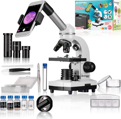 Image de Bresser Optics JUNIOR Biolux SEL 1600x Microscope optique (8855610GYE000)
