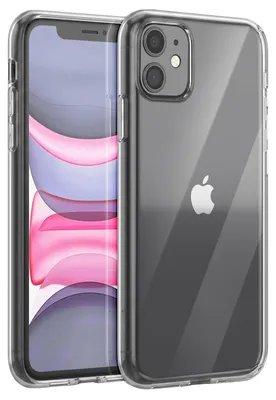 Produktbild von Mayaxess, Schutzhülle für iPhone 11 aus Weichsilikon Stoßfest mit Erhöhtem Rand, Transparent