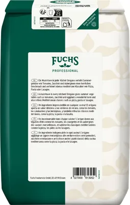 Immagine prodotto di Fuchs 380779002 Fuchs Oregano gerebelt Gewürz, 250,0 g