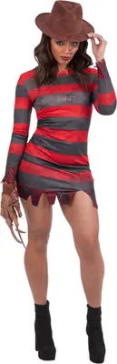 Produktbild von A Nightmare on Elm Street Freddy Krueger Damen Kostümkleid Größe: XL