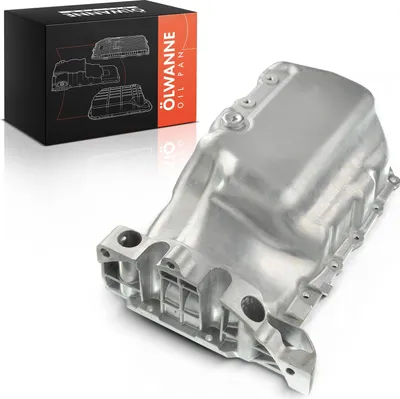 Imagen del producto de Frankberg, depósito de aceite de motor (cárter) para Peugeot Citroën 206, 207, 307, 1007, Berlingo, C2, C3, C4, Partner, modelos fabricados entre 1996 y 2018