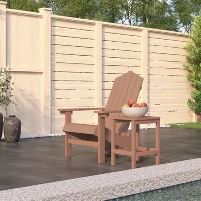Produktbild von Möbel Adirondack-Gartenstuhl mit Tisch HDPE Braun - Gartensessel 3095702