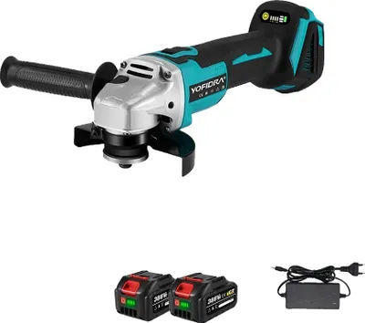 Obrázek produktu pro Úhlová bruska YOFIDRA, bezkartáčový motor, průměr kotouče 125 mm, 2 akumulátory A