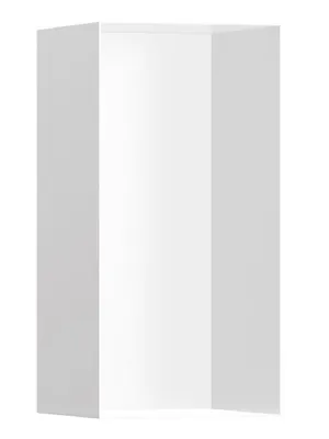 Productafbeelding van Wandniche XTRASTORIS, minimalistisch design met open frame, 300x150x140mm, mat wit. Afmetingen: 300 x 150 x 140 mm, kleur: mat wit