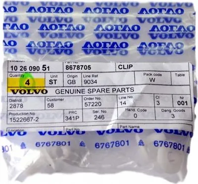 Obrázok produktu pre Spona strešného nosiča VOLVO V50 8678705