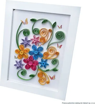 Produktbild von Gestreiftes QUILLING-Set - Feldblumenstrauß