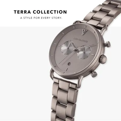 Produktbild von PAUL VALENTINE Herren Armbanduhr Terra 40mm