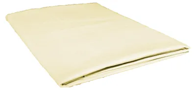 Produktbild von Nyks Traditionelles Baumwoll-Bettlaken ohne Gummizug 160x240 Ecru