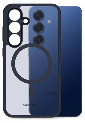Imagen del producto de Funda híbrida compatible con MagSafe para Samsung Galaxy S25 5G, color azul