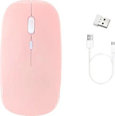 Produktbild von Kabellose Bluetooth-Computermaus mit Funkband - CTMM (Pink)