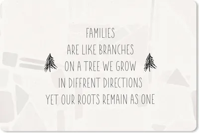 Produktbild von MuchoWow® Schreibtischunterlage Zitate - Familie - Sprichwörter 60x40 cm - XXL Mauspad - Großes Mauspad