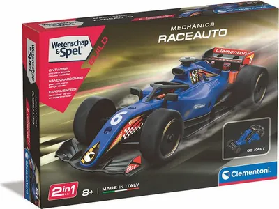 Immagine prodotto di Set di costruzioni per auto di Formula 1 Clementoni - giocattolo STEM - 100+ parti