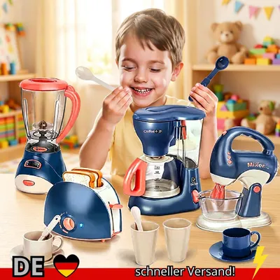 Produktbild von Kinderküche Spielzeug Set Kaffeemaschine Mixer Rollenspiel