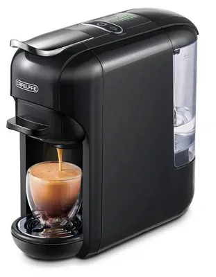Obrázok produktu pre Kávovar, kompatibilita 5 v 1, systém rýchleho varenia, čierny, EÚ