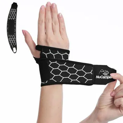 Produktbild von Famanu Handgelenksschiene Verstellbar - Atmungsaktive Handgelenksbandage zur Schmerzlinderung