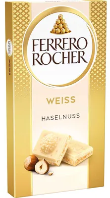 Produktbild von Ferrero Rocher Tafel Weiß 90g