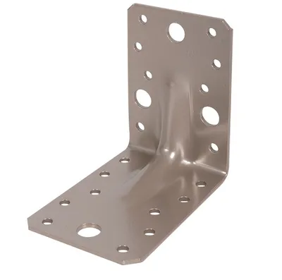 Produktbild von Alberts DURAVIS® Schwerl-Winkelverbinder mit Sicke, perlbeige 90 x 90 x 65 mm
