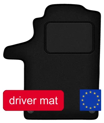 Productafbeelding van Matten, synthetische vezels, op maat gemaakt voor Mercedes Vito W447, zwart