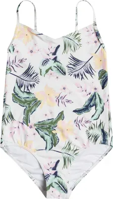 Image de Maillot de bain fille Roxy Lovely Senorita une pièce blanc 152