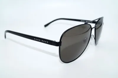 Produktbild von Boss BOSS 0761/S MATTE DARK RUTHENIUM BLACK/BROWN 60/15/145 Herrenbrillen Sonnenbrillen