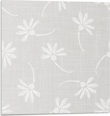 Produktbild von Blumenmuster Auf Dem Hintergrund – Selbstklebende Fliesen – Wandverkleidung – Wandpaneel – PVC Fliesen – Vinylflisen – PCV Flisen – Selbstklebend – Wanddeko – 9 Stück 30 x 30 cm