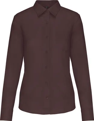 Produktbild von Kariban Popeline-Hemd Baumwollpolyester pflegeleicht für Damen